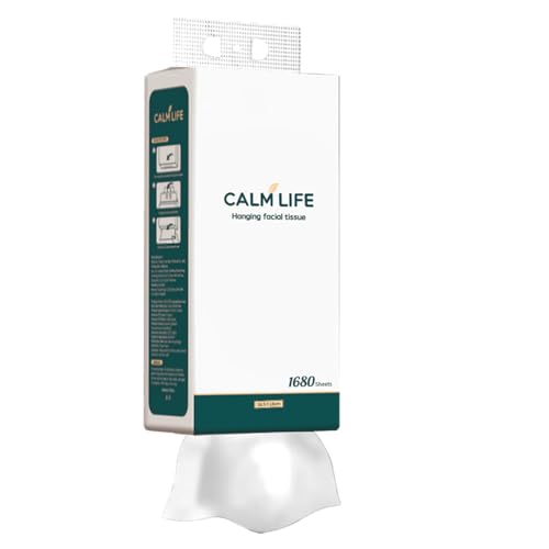 Soft Facial Tissues 4-Ply Hanging Design, 4 Pack (6,720 Sheets