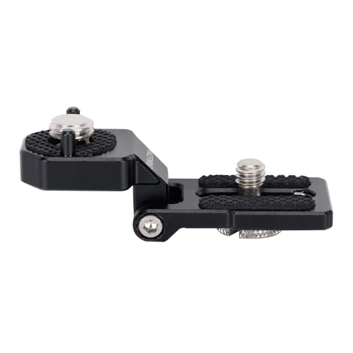 Adaptador de montaje inclinable de 180° con pines Arri para monitor y batería externa