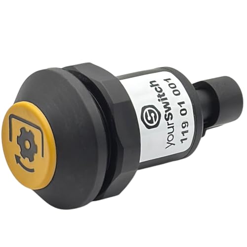 yourSwitch 119 01 001 Pulsador 'PTO' compatible con Claas 11026410, 21582160