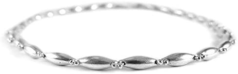 Handmade Necklace For Women Handmade Jewelry Unique Gifts Unique Silver Jewelry Oval Link Chain Necklace Silver Classic Silver Necklace Modern Silver Necklace For Women Collar Silver Necklace Gift