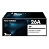 CF226A – Cartucho de tóner 26A 26A, paquete de 2 unidades, compatible con 26X CF226X, funciona con tinta de impresora Pro M402dw M402dn M402dn M402d Pro MFP M426dw M426fdw M426fdn M402 M426