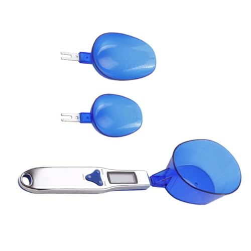 ULTECHNOVO Cuchara Medidora Electrónica Azul 300 G/0,1 G Báscula Lcd para Cocina, Báscula de Cocina Digital Precisa para Pesar Ingredientes, Utensilio Adecuado para Repostería y Alimentos