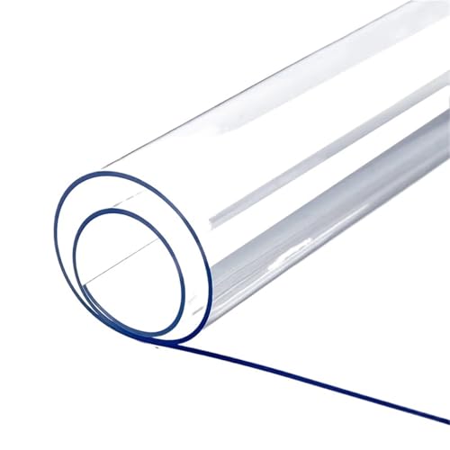 LuoAXINN Mantel de PVC Protector de Mesa Transparente PVC 1,0 mm Grosor, Impermeable, for Escritorio Cocina y Comedor, Ideal for el hogar la Oficina(Height 30,Width 80)