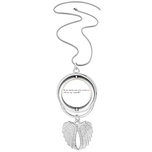 Collier ailes d'ange Never Say Impossible anti-ternissement pour peau sensible