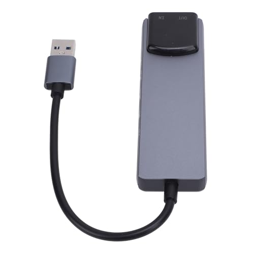 Tonysa Externe Soundkarte, Kanalgeräuschreduzierung USB -Soundkarte, Mischungsunterstützung Optischer Eingangsausgang 5.1 7.1, Adapter für 98 ME 2000 7 8