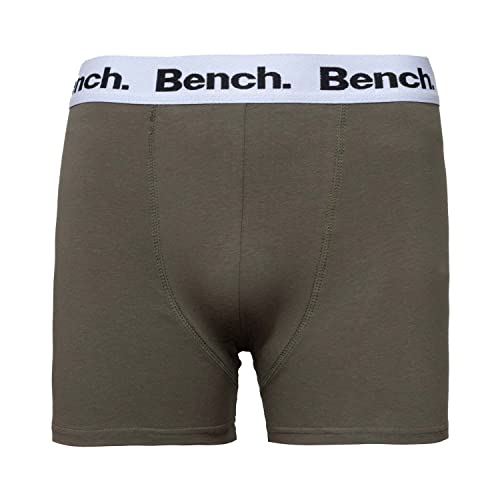 Bench Men's Marcos Boxer Short Multipack, Assorted Colours, Elasticated Logo Waistband, 7 Pack, Premium Cotton Blend, Comfortable Men's Underwear, Small - Image 7