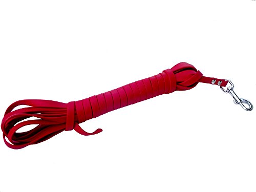 MJH/AfP Beta Biothane Guinzaglio rosso 16 mm/2,50