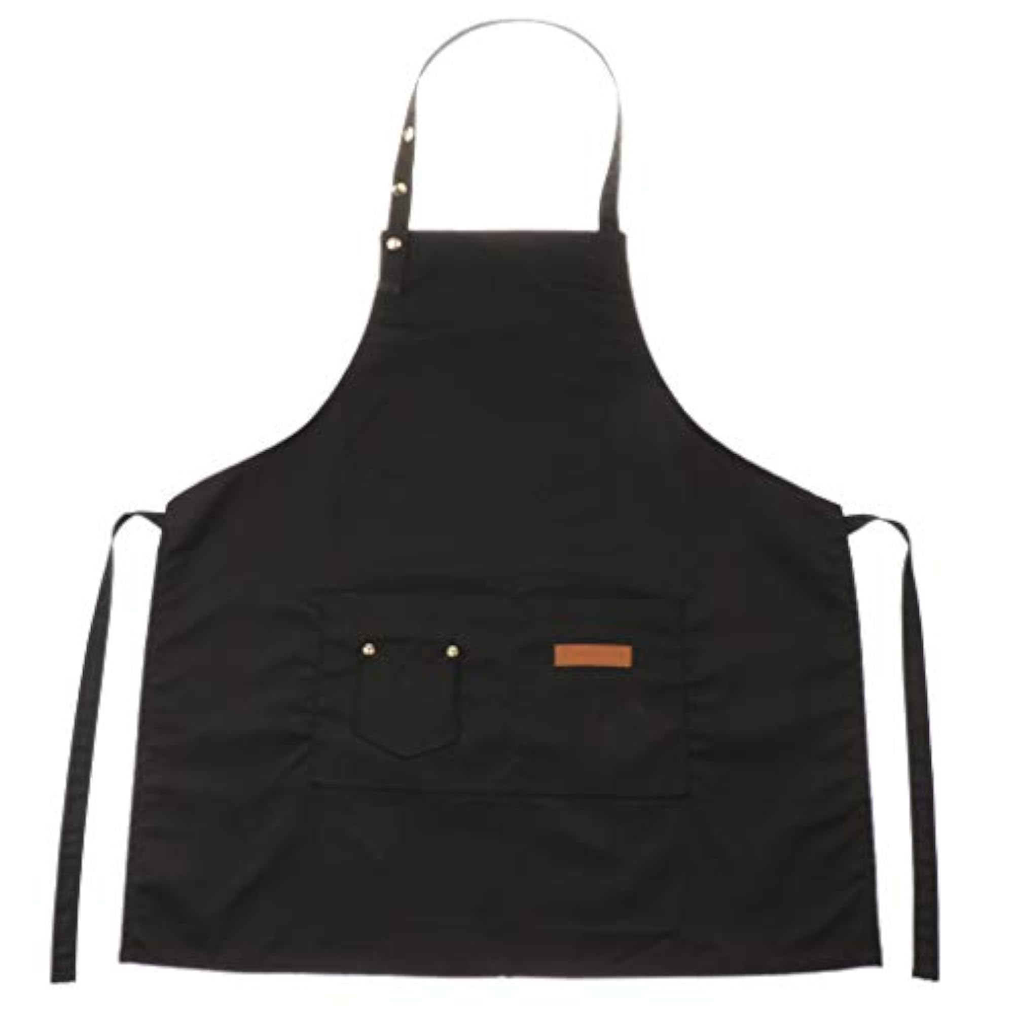 Cotton Bib Apron with Pockets Stylish Cooking Apron for Women