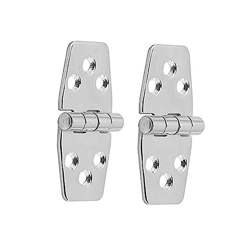 SOESFOUFU Set of 2 Heavy Duty Stainless Steel Hinges Hinge Style for Kitchen Cabinet Door Fixati
