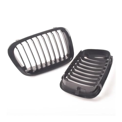 Parrilla frontal negra brillante para coche E46 de 4 puertas modelo 1998 a 2001 6
