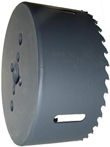 Magnate HSE412 Carbide Tipped Hole Saw - 4-1/2" Cutting Diameter; 4" Pipe Entrance; 5/8"-18 Thread