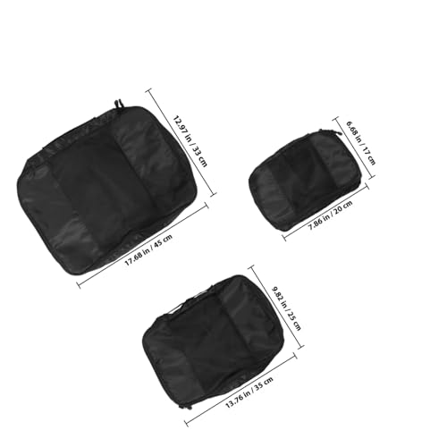 Organisateurs bagages multifonctions avec fermeture éclair et grande capacité