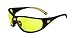Caterpillar Tread Safety Glasses, Black and Yellow, Yellow