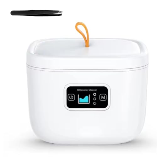Uxsjakjsd Máquina de Limpieza Ultrasónica de Alta Frecuencia de 45000 Hz para Dentaduras Postizas, Limpiador Automático de Cristales de Reloj, Enchufe Europeo.