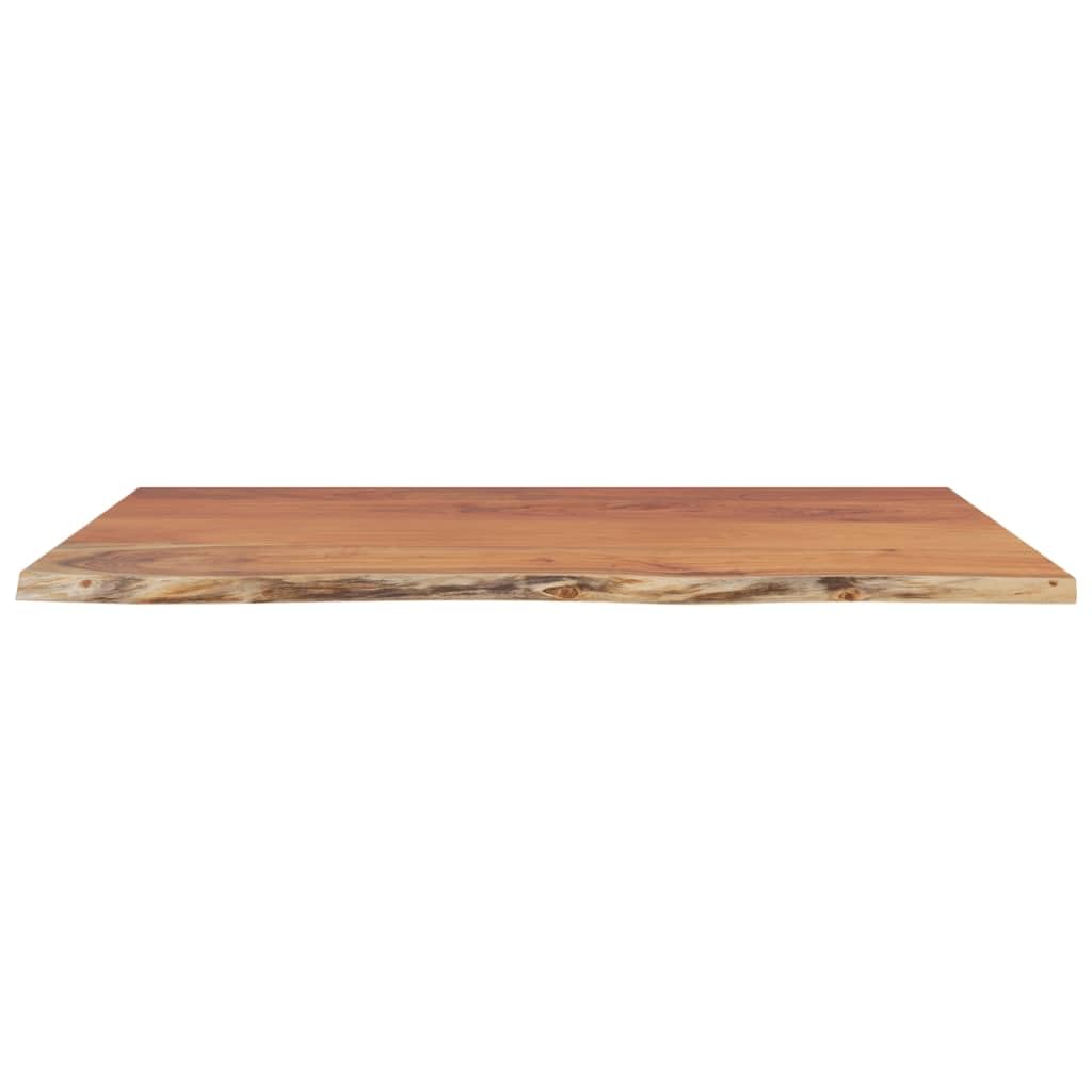 Waschtischplatte 110x60x2,5 cm aus robustem Akazienmassivholz mit Naturkante, vielseitig verwendbar als Arbeitsplatte, Regal oder Möbelstück, ideal für Badezimmer Renovierung