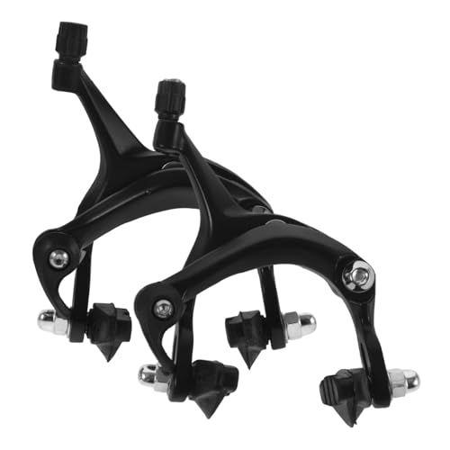 GRIRIW 1Pair Bike Brake Caliper Durable Aluminum Alloy Bicycle Brakes for Mountain Bikes Front Rear Calipers Weather Resistant Design Enhanced Stopping Power Kit