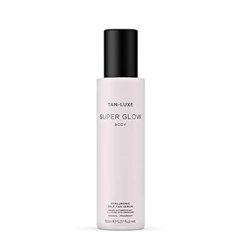 Tan Luxe SUPER GLOW BODY Self Tan Serum, (150 ml) Gradual Fake Tanning Skin Care for Body, Cruelty Free & Vegan Cover