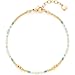 Produktbild JEWELS BY LEONARDO Armband Lilly  Arm-Kette aus goldfarbenem Edelstahl  Zarte Weiß- und Türkistöne  natürlich anmutenden Imitationsperlen  18-21 cm Länge  Schmuck Geschenk für Frauen  024985