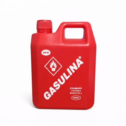GASULINA® Licor de Fresa con Moscatell, 1L, 15% Vol., Licor Macerado, Edición Festiva