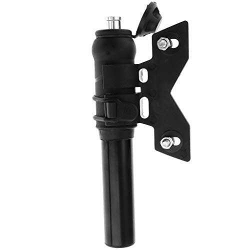 YIJU Presta E Schradar Dual Valve Bike Pump para Bicicleta Mini Bombas Portáteis - Silivery - Preto