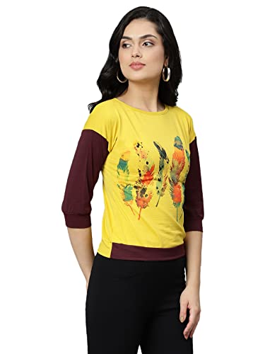 Image of DHRUVI TRENDZ Animal Print Regular Fit Jeans Korean Western Tops for Women Stylish