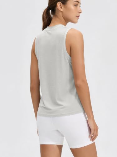 Image of ODODOS Women's Performance Tank Ultra Soft odSTRATUM Tech Sleeveless Tee Shirts High Crew Neck Pullover Top