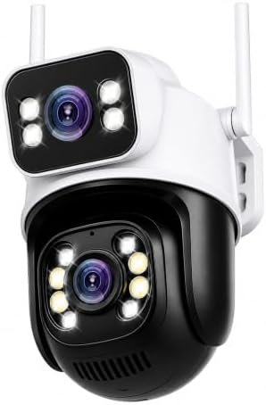 Câmera de Segurança Dupla Lente 6MP 4K Ultra HD Wi-Fi IP66 | Visã...