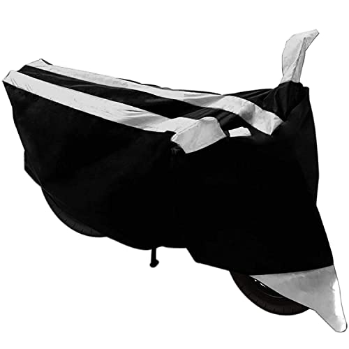 Image of Kandid Waterproof uv protective motorcycle cover in Silver & Black 298