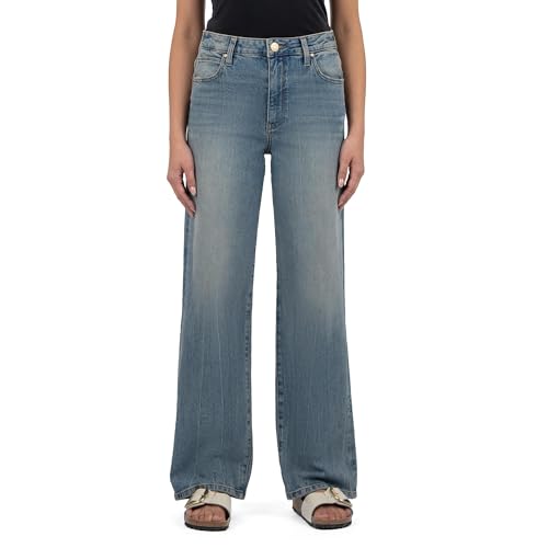 KUT from the Kloth Sienna High Rise Wide Leg-5 Pockets