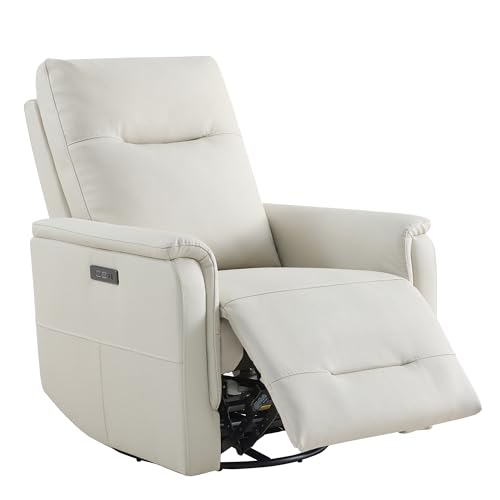 Sillón Recliner Eléctrico Plegable Color Crema miniatura 3