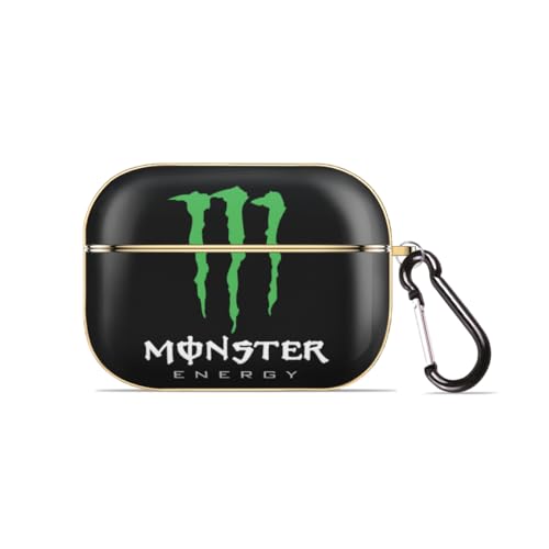 BUBU イエロー モンスター イヤフォンケース 2個セット Amazon | Air Pods Pro2 ケース ロゴモンスターエナジー AirPods