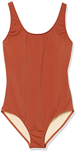 Image of Amazon Essentials Women's One-Piece Scoop Neck Coverage Swimsuit (Available in Plus Size)