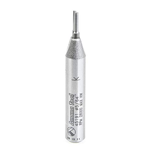 Amana Tool - 45191 Solid Carbide Cutting Edge Straight Plunge High Production 5/64 Dia x 3