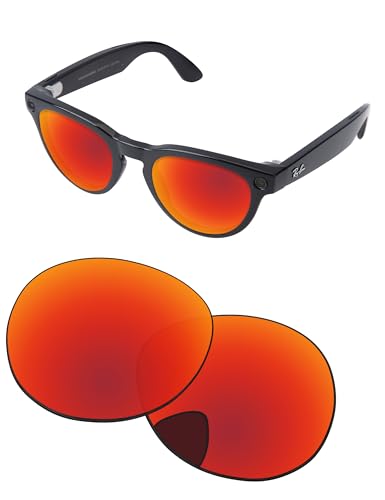 Image of Replacement Lenses for Ray-Ban Meta Headliner RW4009 & RW4013 50mm AI Glasses - Photochromic, Anti Blue Light Lens
