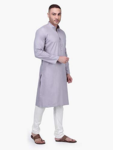 Image of Rajubhai Hargovindas Men's Premium Cotton Solid Kurta