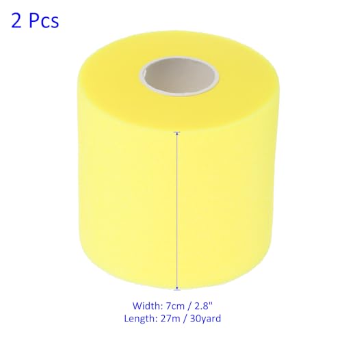 M METERXITY 2 Pack Badminton Grip Cushion Wrap, PE Overgrip Wrap Tape Anti Slip Backing Film - Image 3