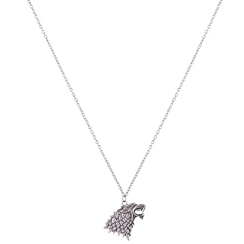 Knerdvana Game of Thrones House Stark Sigil Necklace (Unisex)