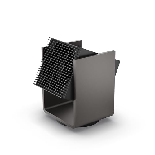 Stadler Form Heizlüfter und Ventilator Alex, 2-in-1-Gerät für Winter und Sommer, mit WiFi, mit Fernbedienung, 3D-Schwenkfunktion, für Schlafzimmer & Büro geeignet, leise, titanium