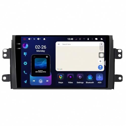 Navegador GPS Suzuki SX4 Radio 2 DIN Android Auto Bluetooth y reproducción de vídeo