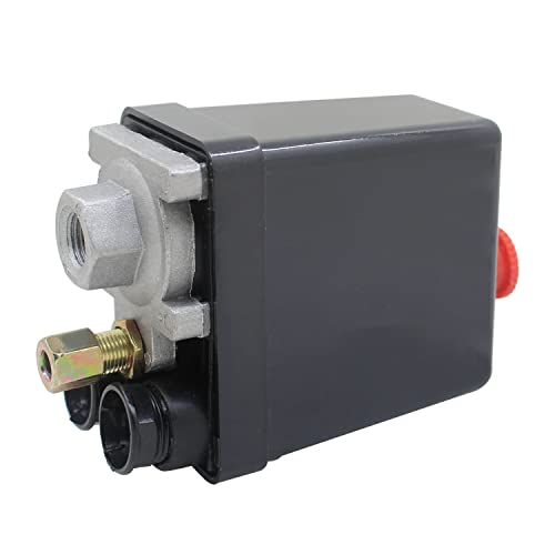 Interrupteur compresseur d'air compact 0.8Mpa avec pressostat resistant 220V 3P 4P