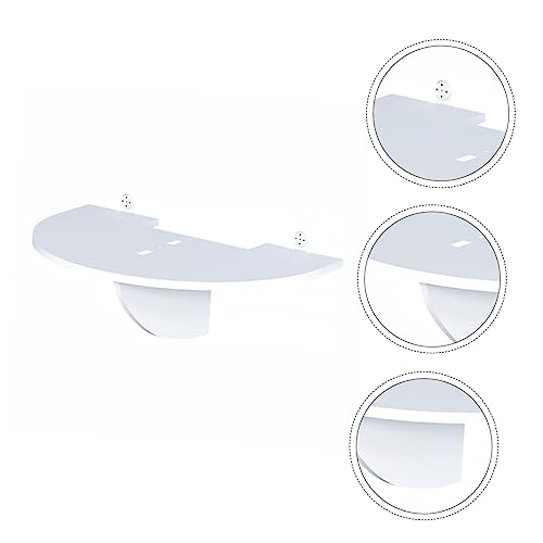 Soporte de proyector con alta capacidad de carga en PVC blanco sin broca 8