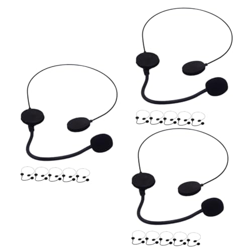 BESPORTBLE 18pezzi Microfono Auricolari Per Costumi Accessori Per Cosplay e Halloween e Facili Trasportare