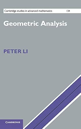 Geometric Analysis: 134 book cover