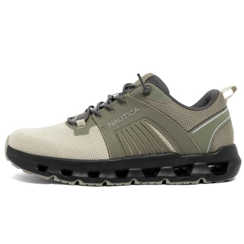 Image of Nautica Mens Running Sneakers Sport Fashion Lace-Up Athletic Soft Shoes for Gym Tennis Men - Cushioned, Breathable, Lightweight & Comfortable