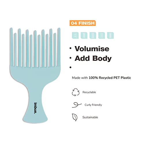 Imbue Volumising Hair Pick Afro Picks for Men and Women, Easy Grip Handle for Hairstyling - Image 2