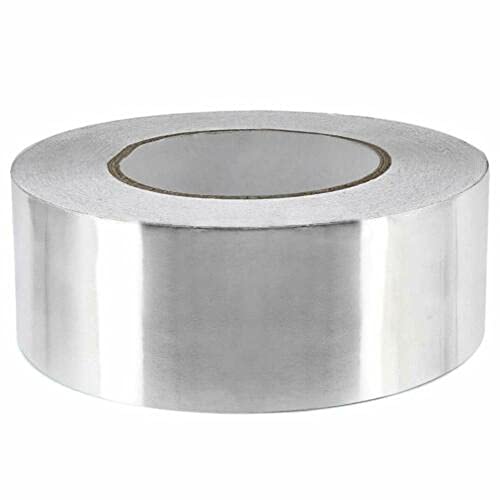 Image of Aluminum Foil Tape, 2 Inches x 55 Yard Multi-Functional Silver Tape Very Suitable for HVAC Air Pipe Maintenance