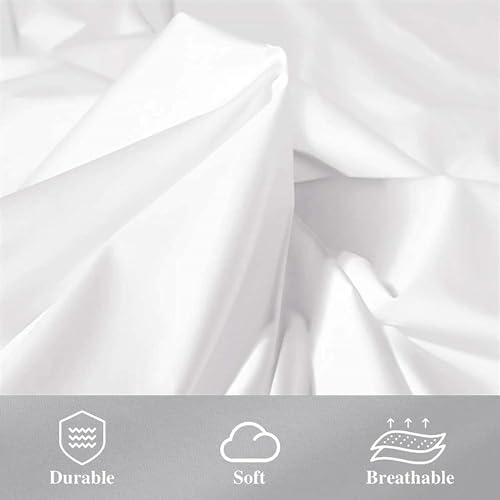 Housse de couette 200x200 nouilles en microfibre avec 2 taies d'oreiller