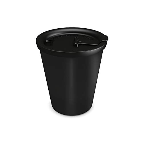 OrnaminCoffee to go Mug 300 ml/10.6 oz Black with Drinking Lid (Model 1208 + 1214) / Reusable Coffee Cup, Tea Mug, eco Cup