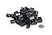 Plastic Hotels: Black Color Monopoly Replacement Hotel (Colored Miniature Town & City Buildings, Board Game Playing Pieces)