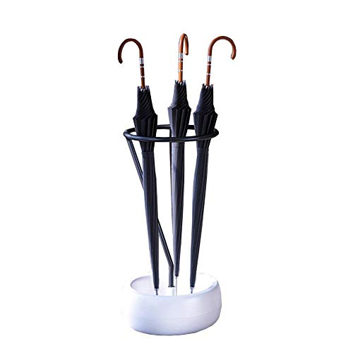 Support de parapluie compact rangement entrée tube acier stable